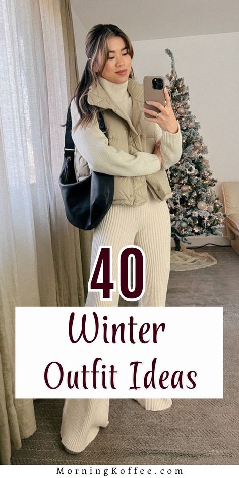 best winter outfts, stylish effortless winter outfit ideas, trendy winter outfits inspo, Sunday Cozy Outfit, 20 Year Old Outfits Casual, Winter Casual Party Outfit, Winter Broadway Show Outfit, Holiday Winter Outfits, Brunch Winter Outfits, Winter Ootd Women, Sunday Brunch Outfit Winter Casual, Breakfast Date Outfit Winter