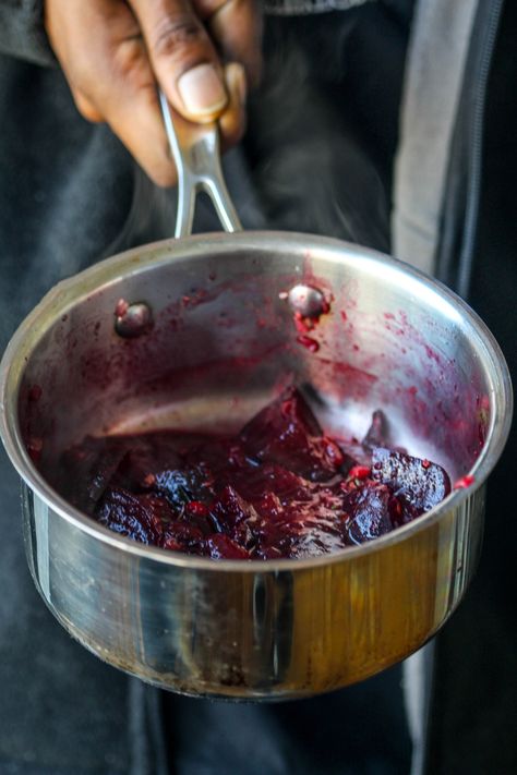 Shredded Jackfruit Sandwiches with a Bourbon Beet BBQ Sauce — Chocolate For Basil Jackfruit Sandwich, Canned Jackfruit, Gluten Free Buns, Fruit Recipes, Cooking Meat, Bbq Sauce, Saute Pan, Brussel Sprouts, Minced Garlic