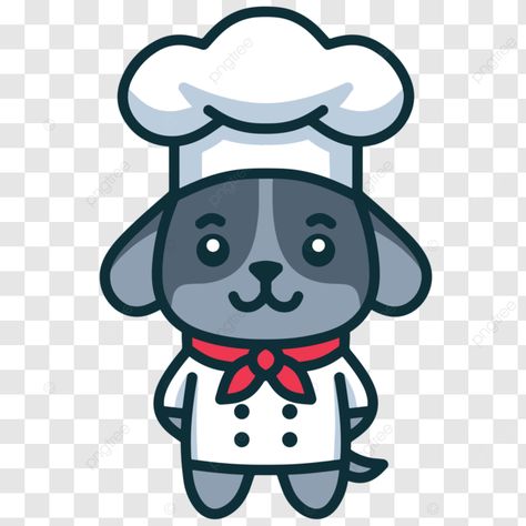 dog chef character illustration vector chef cartoon animal png Character Illustration Vector, Chef Character, Chef Cartoon, Animal Png, Flyer Ideas, Animal Cartoon, Png Transparent Background, Illustration Vector, Business Flyer