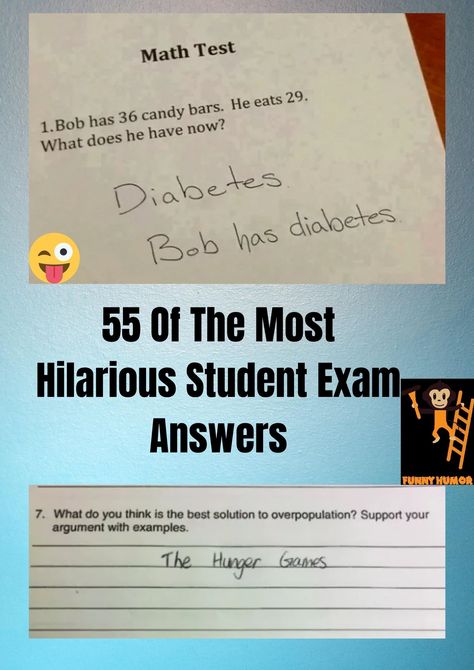 Ellen Degeneres Funny, Funny School Quotes, Humor Animal, Funny Test Answers, Student Exam, Funny School Pictures, Exams Funny, Funny Test, School Funny