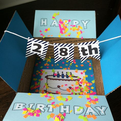 Happy Birthday Care Package, Birthday In A Box Care Package, Deployment Birthday Care Package, Birthday Deployment Package, Missionary Birthday Package Ideas, Birthday Care Package Ideas For Her, Care Package Ideas Birthday, Birthday Care Package Ideas, Birthday Presents For Boyfriend