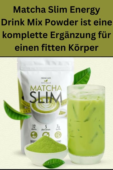 Matcha Slim Energy Drink Mix-Pulver Low Calorie Meal Plan, Low Calorie Meal, Energy Drink Mix, Calorie Meal Plan, Low Calorie Snacks, Eating Plan, Matcha Slim, Energy Drink, Eating Plans