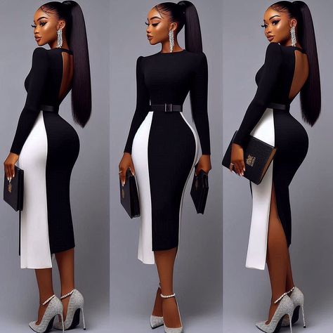 Happy Sunday in black and white 😍🥰😘😁 Tag your friends and tailors… save for later KINDLY TAG US WHENEVER YOU RECREATE/REPOST ANY OF OUR DESIGNS #tailorcatalogue #tailorcataloguepage #viral #tailor #dress #lagosfashionista #lagos #fashion #clothes #sunday #AsoEbiBella #happysunday #stylish #creative #asoebibellanaija #reels #viralreels #celebrity #viralvideos #fashionstyles #bellanaijaweddings #bellanaija #fashionillustration #fashionista #fashionblogger #explore #exploremore #explorepa... Black And White Gown Elegant, Black And White High Fashion, Folah Signature, Ankara Short Gown Dresses, Tailor Dress, Black And White Gown, Lagos Fashion, Ankara Short, Dress Sewing Tutorials