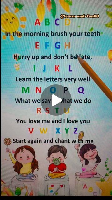 Crafting!!🎨🖌️ on Instagram: "Alphabet song! ✨ Abcd...@learn-and-fun00" Letter Sound Songs Preschool, Abcd Worksheet For Kids, Learning Letter Sounds Activities, Alphabet Songs For Preschool, Alphabets Worksheet For Kids, Abcd Worksheet, Alphabet Sounds Song, English Rhymes For Kids, Alphabets Worksheet