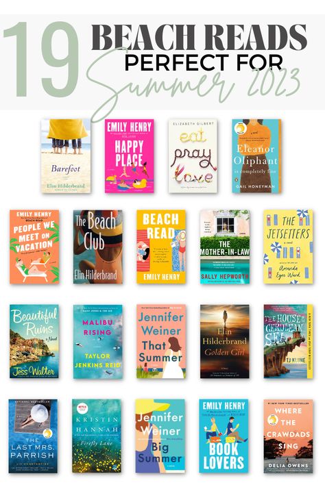 Good Summer Books To Read, Books For Summer 2024, Summer Love Books, Books To Read On The Beach, Beach Romance Books, Beach Reads 2024, Summer Books For Women, Books For The Beach, Books To Read Summer