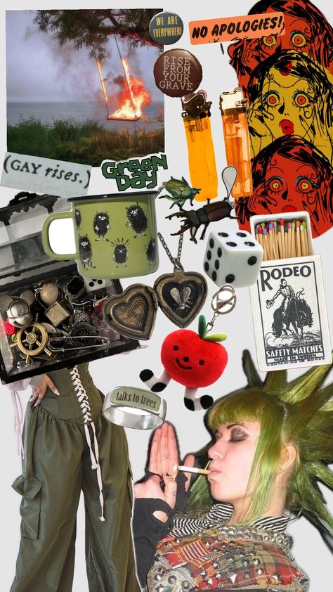 #grunge #forest #forestpunk #punk #folkpunk #folk #goblincore Bio Punk Aesthetic, Goblincore Punk, Goblin Punk, Folk Punk Aesthetic, Punk Moodboard, Gremlin Core, Eco Punk, Grunge Forest, Folk Punk