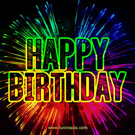 Tap or Click on the Image to download animated GIFs Happy Birthday Fireworks, Happy Birthday Gif Images, Birthday Fireworks, Animated Happy Birthday Wishes, Letters Birthday, Birthday Animated, Happy Birthday Nephew, Birthday Wishes Gif, Happy Birthday Wishes Pics