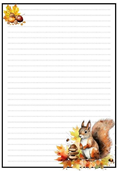 Free Printable Lined Stationary Paper, Fall Stationary, Printable Paper Patterns, Book Review Journal, Stationary Printable, Lined Writing Paper, Writing Paper Printable Stationery, Free Printable Stationery, Note Writing Paper