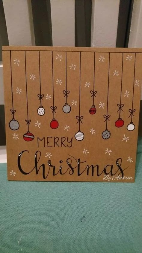 Christmas Cards For Kids, Cards For Kids To Make, Button Christmas Cards, Diy Christmas Home Decor, Christmas Cards Drawing, Diy Christmas Card, Diy Holiday Cards, Cute Christmas Cards, Fun Christmas Cards