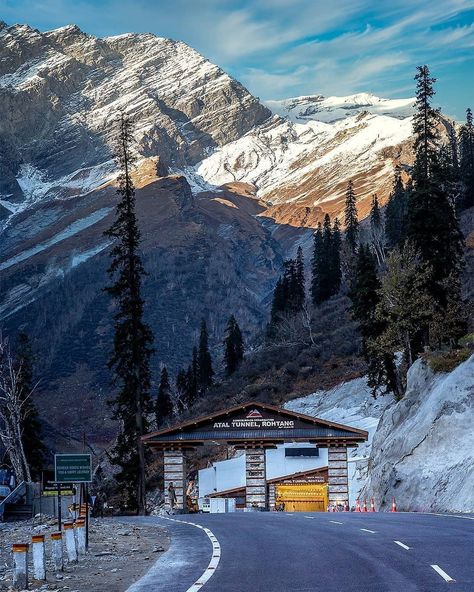 Himachali People 🇮🇳 on Instagram: “Engineering marvel and a big feat for the Nation: ATAL TUNNEL 📸 @travellingindian . . . . Clean Himachal💙 Green Himachal💚 . . . Share…” Atal Tunnel, Himalayas Mountain, Kullu Manali, Leh Ladakh, Dance Images, Computer Wallpaper Desktop Wallpapers, Mountain Photography, Asia Destinations, Leh