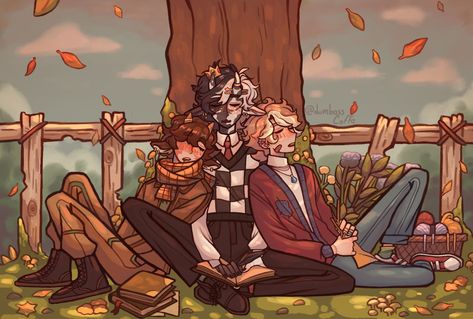 Bench Trio, Dream Artwork, Minecraft Fan Art, Dream Art, Take A Nap, Dream Team, Animal Crossing, Beautiful Art, Cool Art