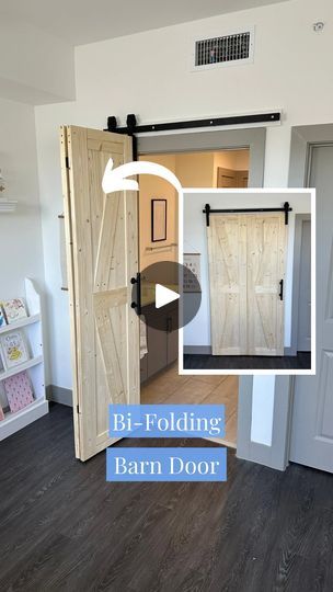 3M views · 51K reactions | A bi-folding barn door 👀🚪 Comment DOOR to see this item or find it under ✨Folding Barn Door✨ on my website.
.
*Be sure to check your inbox or hidden messages folder (messages from me can be hidden if you’re not following me or due to your privacy setting!)*
.
This bi-folding barn door kit lets you have a barn door even if you’re tight on space. Be sure to read the instructional note at the top of my Amazon listing for this door.
.
#homerenovation #diy #diyhomedecor #barndoors #barndoor #home #aesthetic #amazonfinds #amazonmusthaves #amazonusa #usa #amazon #homedecor | Mik Zenon | mik.zenon · Original audio