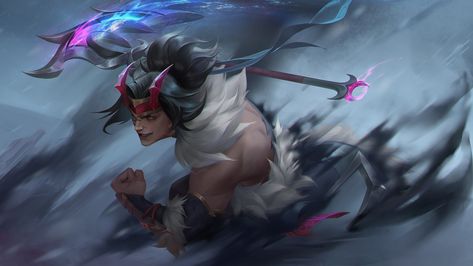 Achee, Snow Moon Kayn Snow Moon Kayn, League Of Legends Skins, Snow Moon, Reference Pose, Game Concept Art, Dynamic Poses, Dark Night, Dnd Characters, Wallpaper Pc