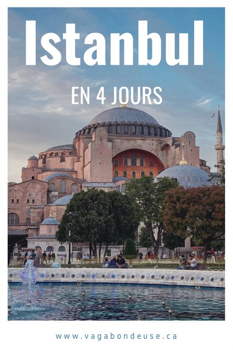 Suggestions d’activités pour visiter Istanbul en 4 jours Destination Voyage, City Trip, Travel Guides, Taj Mahal, Mars, Travel Guide, Istanbul, Road Trip, Places To Visit