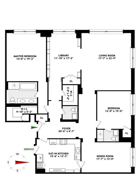 New York Apartment Floor Plans, Luxury Apartment Floor Plans, Studio Apartment Plan, 18th Century Farmhouse, Condo Penthouse, Small Apartment Layout, Penthouse View, Apartment Plan, Century Farmhouse