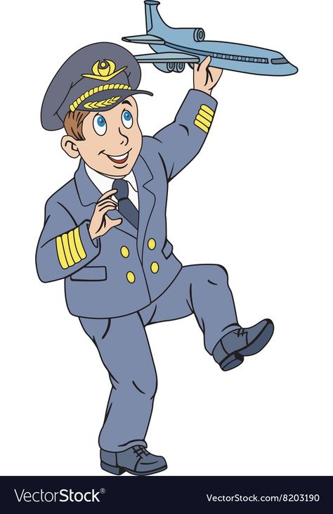 Engineer Cartoon, School Wall Art Ideas, Dentist Cartoon, Plane Vector, Community Helpers Worksheets, Cartoon Plane, Community Helpers Theme, Language Therapy Activities, Airline Pilot