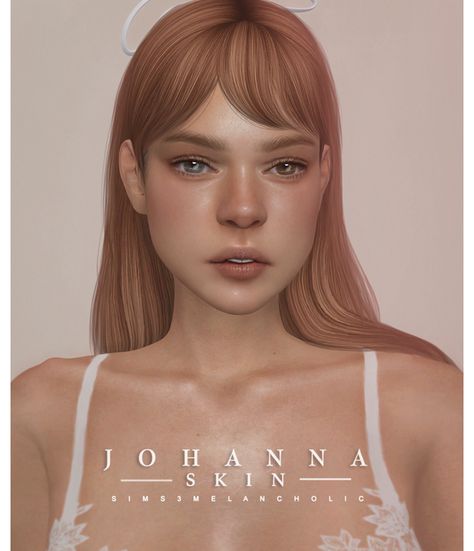 𝗷𝗼𝗵𝗮𝗻𝗻𝗮 𝘀𝗸𝗶𝗻 𝗯𝘆 𝘀𝗶𝗺𝘀𝟯𝗻𝗲𝗹𝗮𝗻𝗰𝗵𝗼𝗹𝗶𝗰 | sims3melancholic on Patreon The Sims 4 Skin Overlays, Skin Overlay, Mods Sims 4, Sims 4 Challenges, The Sims 4 Skin, Pelo Sims, Sims 4 Cc Makeup, Sims 4 Body Mods, Sims 4 Cc Skin