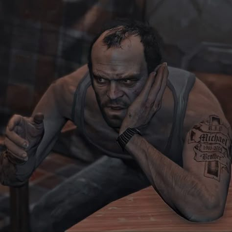 Trevor Phillips Aesthetic, Trevor And Michael Gta, Trevor Gta Fanart, Trevor Philips Pfp, Trevor Philips Icon, Gta Trevor, Trevor Gta, Trevor Phillips, Steven Ogg