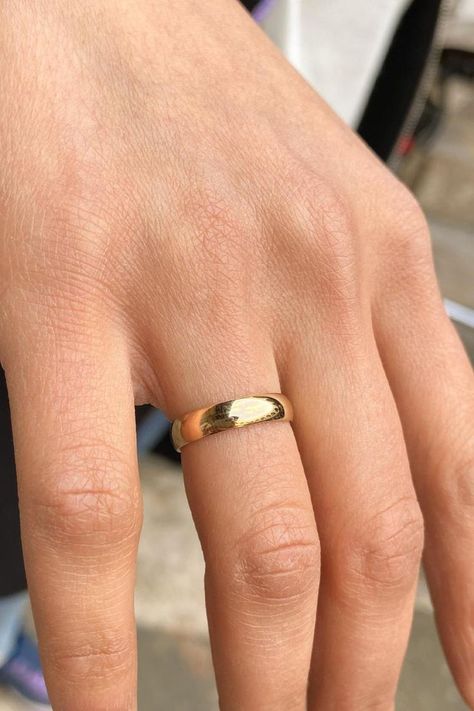 Gold Band Ring For Men, Gold Rings For Men Simple, Gold Ring Band For Men, Gold Band Ring Men, Male Wedding Bands Gold, Gold Band Rings Women, Gents Gold Ring, Gold Mens Wedding Band, Plain Gold Wedding Bands