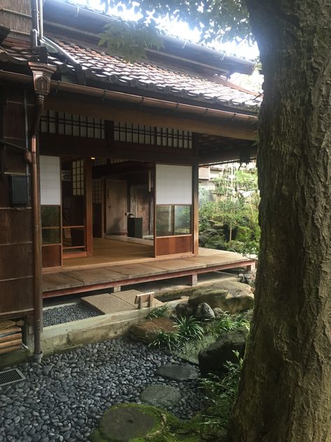 Nomura Family Samurai House, Kanazawa Japanese House Aesthetic, Japanese Exterior Design, Japanese Traditional House, Samurai House, Japanese House Exterior, Small Japanese House, Japanese Farmhouse, Drawing Japanese, Japanese Traditional Architecture