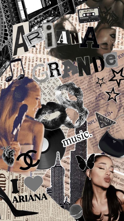 Ariana Grande Collage Wallpaper, Ariana Grande Collage, Ariana Grande Lockscreen, Ariana Grande Album, Ariana Grande Wallpaper, Ariana Grande Photos, Music Backgrounds, Cat Valentine, Architecture Exterior