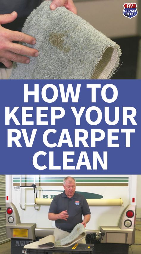 In this free video lesson RV repair expert Dave Solberg teaches you some RV flooring maintenance tips to extend the lifespan of your vehicle’s carpet. Although carpet is nice to have and can make your RV feel more homey, it can also be difficult to keep clean. If you don’t want to have to deal with routine upkeep, you could replace your carpeting with vinyl. But if you prefer the carpet, Dave has some simple recommendations to make your carpet last longer and look nicer. Consider using some... Rv Carpet, Rv Flooring, Camper Maintenance, Deep Cleaning House, Rv Repair, Rv Maintenance, Rv Tips, Trailer Life, Diy Rv