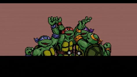 Tmnt Banner, Tmnt Gif, Turtle Gif, Turtles Forever, Tmnt Artwork, Tmnt Turtles, Teenage Mutant Ninja Turtle, Anime Gifs, Classic Video Games