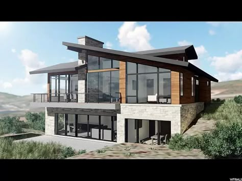 1360 Lasso Trl, Hideout, UT 84036 | Zillow Timber Frame Cabin, Contemporary Style House, Lakefront Living, Garage Loft, Cottage Modern, Cottage Style House Plans, Cottage Plans, Modern Style House Plans, Mountain House Plans