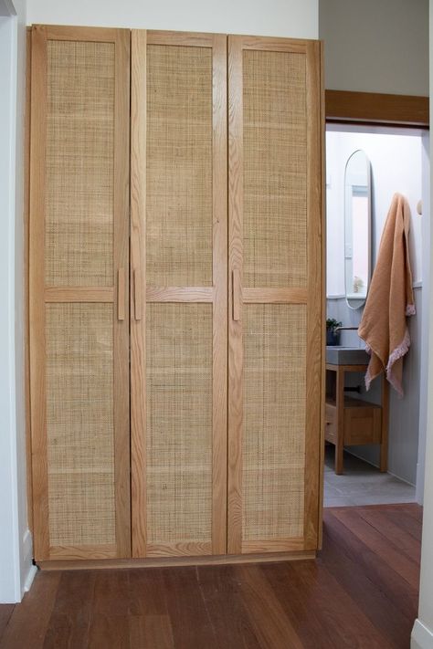 Rattan Finish Wardrobe, Rattan Fitted Wardrobe, Rattan Cupboard Doors, Rattan Closet Doors, Rattan Wardrobe Doors, Rattan Closet, Rattan Cupboard, Rattan Wardrobe, Rattan Webbing