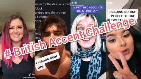 British Accent Challenge, Accent Challenge, British Chocolate, British Accent, Memes