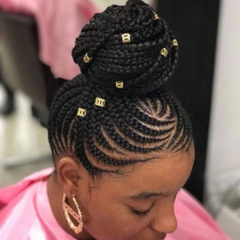 Shuku Hairstyle, Protective Styles For Black Women, Cornrows Updo, Braided Mohawk, Ghana Braids Hairstyles, Styles For Black Women, Ghana Braids, Transitioning Hairstyles, African Hair Braiding Styles