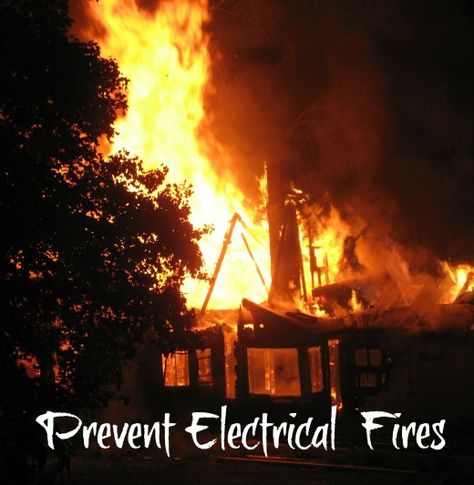 Home electrical fires are preventable, but each year produces thousands of such fires. Don't let it happen to you, particularly in the Christmas season as cords and lights are strung everywhere. Conduit Bending, Fire Prevention, How To Protect Yourself, Fire Safety, Protecting Your Home, Safety Tips, Social Events, Survival Skills, Home Repair