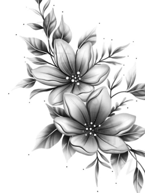 Jasmine Flower Tattoo, Jasmine Tattoo, My Art Style, Flower Outline, Tattoo Stencil Outline, Tattoo Desings, Shade Flowers, Jasmine Flower, Flower Tattoo Designs