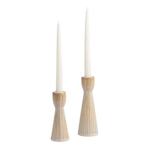 Ivory Ribbed Ceramic Taper Candle Holder Modern Thanksgiving Decor, Modern Thanksgiving, Tall Candle Holders, Taper Holders, Taper Candle Holder, Pottery Handbuilding, Tall Candle, Taper Candle Holders, Pillar Candle Holders