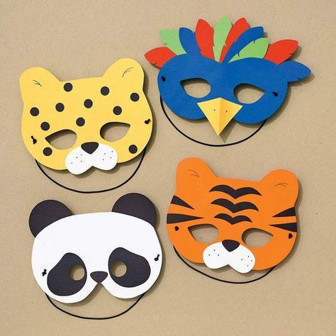 Fotos De Lorin Coldiron Em Preschool-crafts Em 2021 EF4 Animal Mask Design, Mask Diy Craft, Animal Crafts Kids, Paper Masks For Kids, Animal Masks Craft, Animal Masks Diy, Animal Masks For Kids, Babysitting Crafts, Animal Face Mask