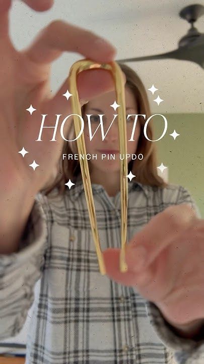 How to use a French pin to create an elegant French twist updo. #hairtutorial #frenchhairpin How To Use Hair Pins, How To Use A French Hair Pin, French Pin, French Hair Pin, French Twist Updo, Twist Updo, French Hair, French Twist, Hair Stick