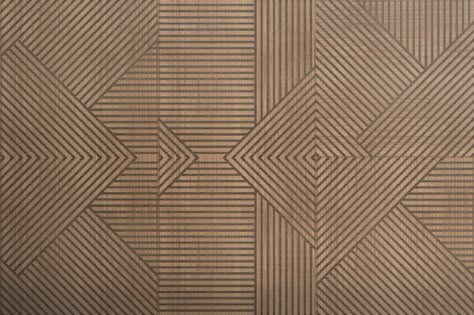 Futura Wall Panels | Bamboo and Palm Wood Geometric Wood Paneling Wall, Veneer Groove Pattern On Wall, Veneer Groove Pattern Ceiling, Bamboo Textured Wallpaper, Triangle Wallpaper Texture, Palm Wood, Luxury House Interior Design, Wood Ceilings, Luxury House