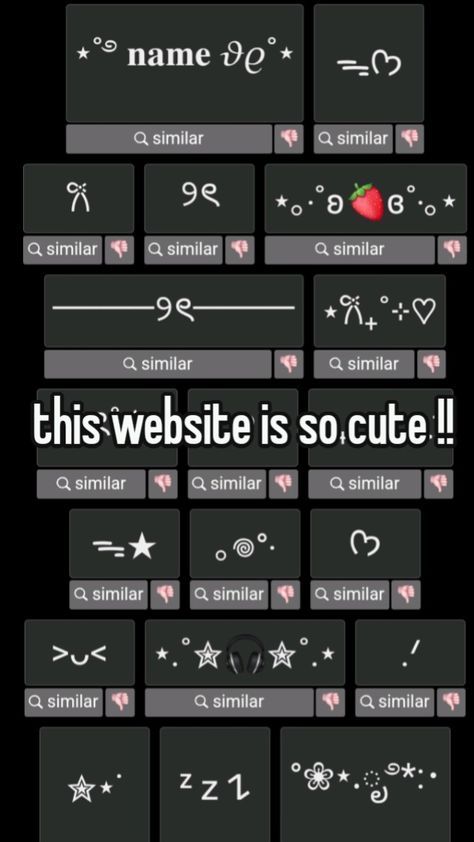 Cute Sites To Visit, Click On This Pin For Cute Symbols, Click This For Cute Symbols, Cute Symbols Website, Wallpaper Iphone School, Click On This Pin To Get The Ts Symbol, Click On This Pin To Make A Whisper, Click On This Pin To Get Cute Symbols, Cool Websites Design