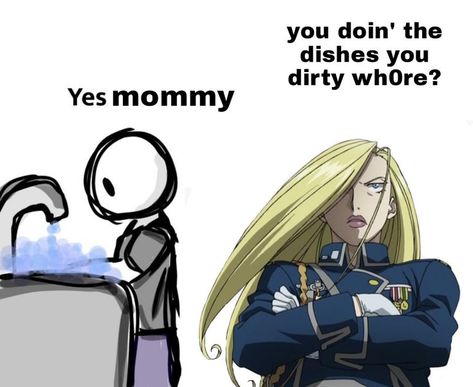 Character: Olivier Armstrong from Fullmetal Alchemist: Brotherhood Fullmetal Alchemist Brotherhood Characters, Olivier Armstrong, Olivier Mira Armstrong, Fullmetal Alchemist Brotherhood, Fullmetal Alchemist, Funny Images, Anime Memes, Memes, Anime