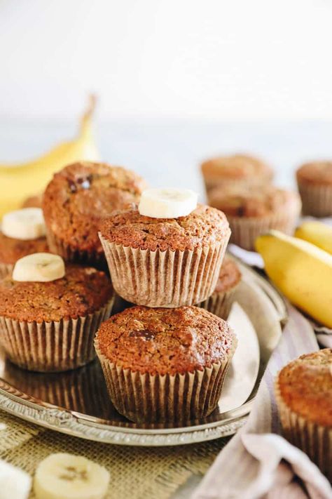 Banana Bread Almond Flour, Almond Flour Banana Muffins, Almond Flour Banana, Make Almond Flour, Almond Flour Muffins, Almond Muffins, Healthy Banana Muffins, Peanut Butter Banana Muffins, Flours Banana Bread