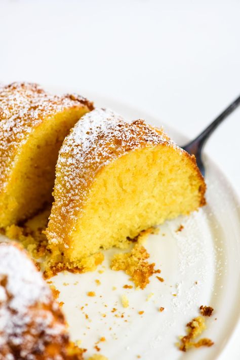 This Sicilian Orange Cake made with fresh oranges is bursting with citrus flavor. This bright orange coffee cake is amazing! #cake #orangecake #orange #coffeecake #breakfastcake #bundtcake Sicilian Orange Cake Recipe, Cake Ingredients List, Olive Oil Cake Recipe, Orange Bundt Cake, Orange Pound Cake, Lemon Olive Oil Cake, Orange Cake Recipe, Lemon Bundt Cake, Oil Cake