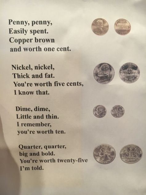 Money poem Money Poem, Home Sweet Homeschool, Happy Poems, About Money, The Twenties, Penny, Poetry, Money, Quotes