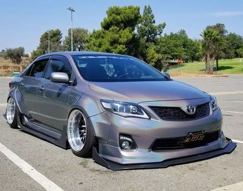 Toyota Corolla body kit can be an excellent way to customize your vehicle, whether for aesthetic appeal. Improved aerodynamics or a ... Toyota Corolla Big Body Modified, Toyota Vios Modified, Corolla Tuning, Corolla 2012, Toyota Corolla 2010, Toyota Corolla Sport, Camry 2010, Corolla Toyota, Slammed Cars