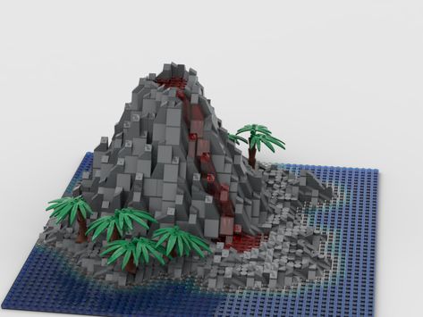 Lego Volcano, Lego Fish Tank, Lego Fish, Lego Projects, Volcano, Fish Tank, Kid Friendly, Lego, Google Search