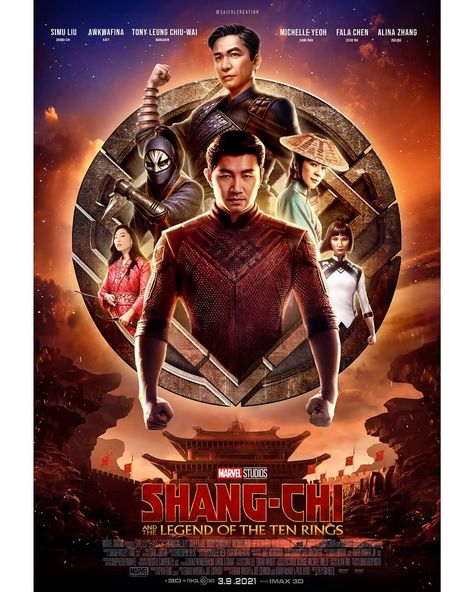 Mcu Posters, Simu Liu, Ten Rings, Marvel Movie Posters, Superhero Poster, Shang Chi, Marvel Superhero Posters, Marvel Comics Wallpaper, Marvel Posters