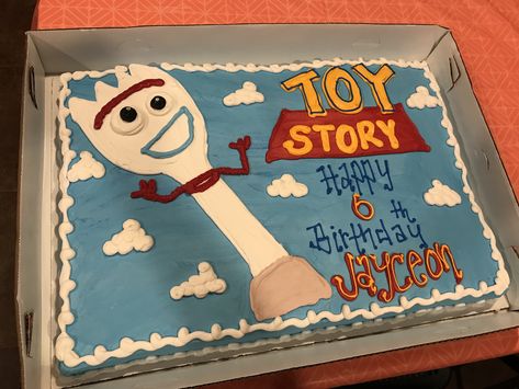 Birthday toy story 4 Toy Story Sheet Cake, Story Sheet, Birthday Toys, Sheet Cake, Birthday Cakes, Toy Story, Sweet Dreams, Birthday Cake, Toys