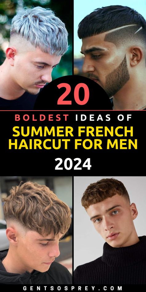 Explore Trendsetting 2024 Men’s Summer French Crops – Fresh & Stylish! Crop Top Men Haircut, French Crop Top Haircut Men, Textured French Crop Hair Men, French Cut Hair Men, Textured French Crop, French Cut Hair, French Style Haircut, Textured Crop Hair Men, French Crop Haircut