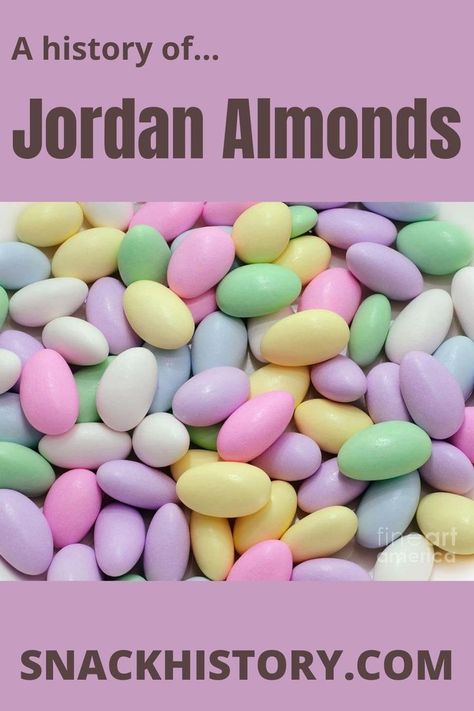 Jordan Almonds How To Make Jordan Almonds, Jordan Almonds Recipe, Sugared Almonds Wedding, Childhood Candy, Italian Candy, French Candy, Great Snacks, Jordan Almonds, Candied Almonds