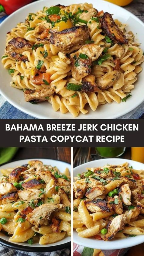 Bahama breeze jerk chicken pasta copycat recipe – Culinary Chase Jerk Pasta Recipe, Jerk Chicken Pasta Recipe Bahama Breeze, Bahama Breeze Jerk Chicken Pasta, Jerk Chicken Pasta Recipe, Jerk Pasta, Blackened Chicken Pasta, Jerk Chicken Pasta, Bahama Breeze, Marinating Chicken Breast