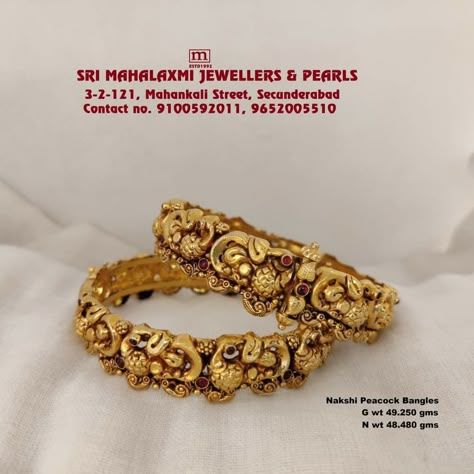 Nakshi Bangles Gold, Vanki Designs Jewellery, Whatsapp Video Call, Plain Gold Bangles, Buy Earrings Online, Gold Temple Jewellery, Gold Bangles For Women, Antique Gold Jewelry Indian, Baby Bangles